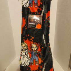 Halloween Chucky Blanket