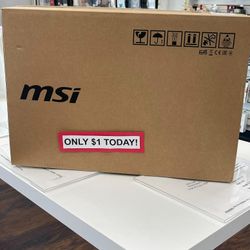 MSI GF63 Thin Gaming Laptop 15.6 Inch New - PAYMENTS AVAILABLE With $1 DOWN - NO CREDIT NEEDED