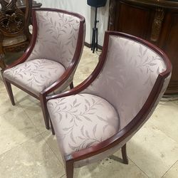 Set of Mahogany Dining Chairs
