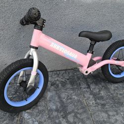 ANKYLOSAUR Lightweight 12" Aluminum Balance Bike for 2-5 Yr Olds, Unisex No-Pedal Trainer