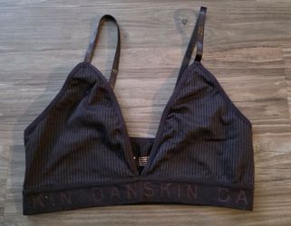 Danskin Intimates Ribbed Triangle Bralette sz Large
