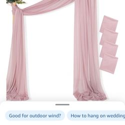 Wedding Drape Fabric 7 Pieces 