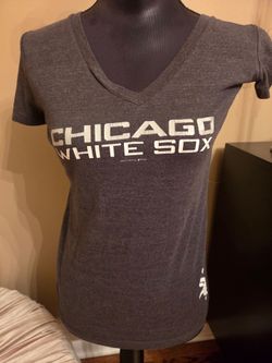 Ladies White Sox Gray Tee