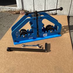 Manual Mild Steel Aluminum Rolling Bending Tube 2" 1.5" Pipe Roller Bender TR-50