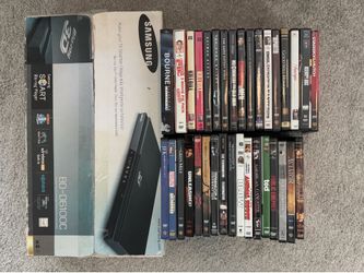 Samsung Blu Ray Player and bundle of movies