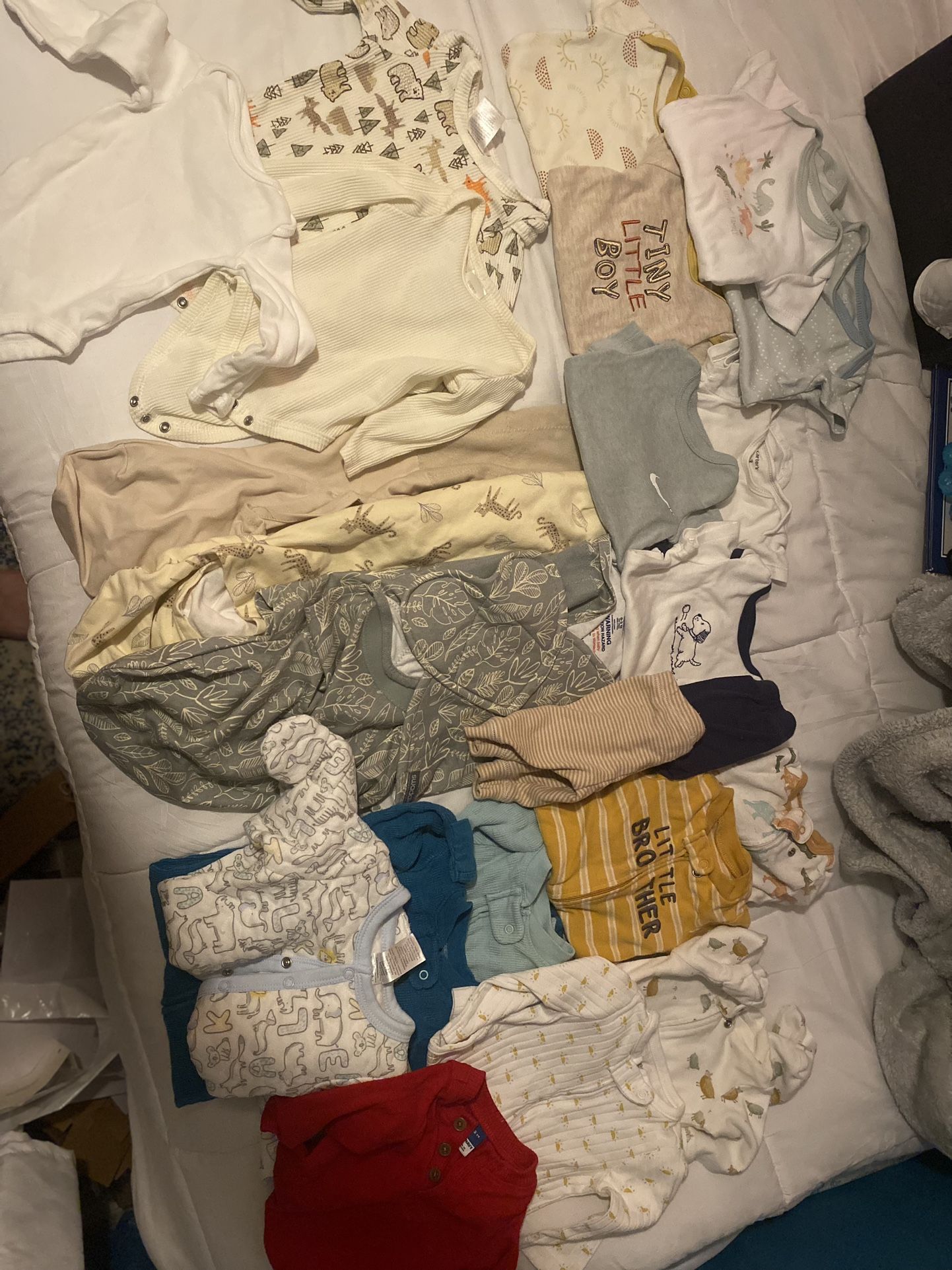Baby Boy Clothes And Swaddles