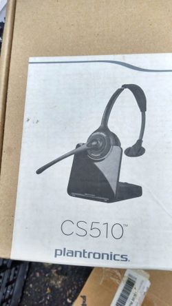 Plantronics CS510 Wireless DECT Headset System with Base & AC Adapter [KO6571]