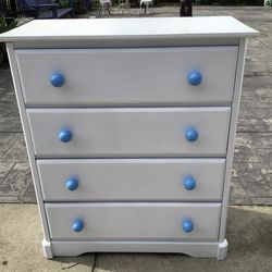 Wooden Four Drawers Tall Dresser