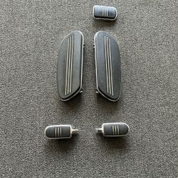 Streamliner Floor Boards  Front And Rear  Brake Pad