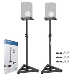 Vondynote Studio Monitor Speaker  Stands Pair