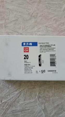 20 Amp breaker