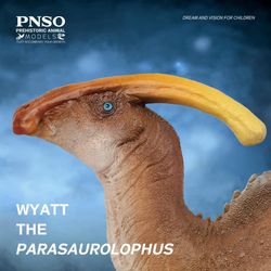 PNSO Wyatt the Parasaurolophus Dinosaur Figure