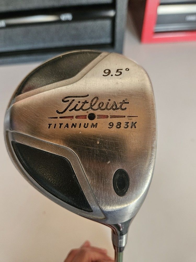 Titleist 983K 9.5° Driver 45” Aldila NV 65-S Shaft Golf Pride Grip