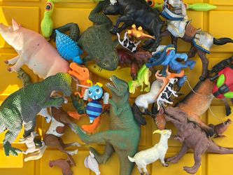 Dinos Animals and Other Small Toy Figurines