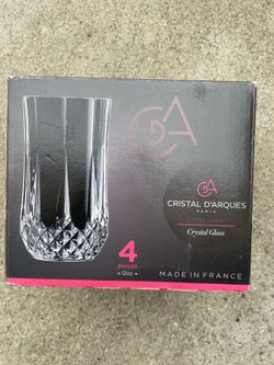 Cristal d'Arques Longchamp Crystal Glass Set