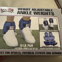 Weight Adjustable Ankle Weights