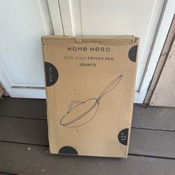 HOME HERO NON STICK FRYING PAN GRANITE 12 Inches