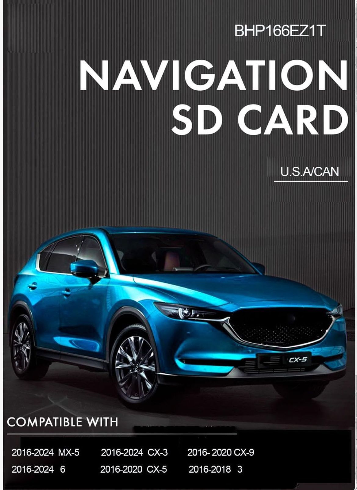  Mazda Navigation SD Card Chip Updated 2024 Maps USA/Mex/Can