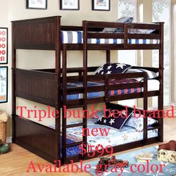 Triple bunk bed brand new