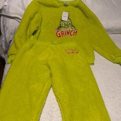       Pijama  Size  L   2  Pcs   The Grinch   Fleece 