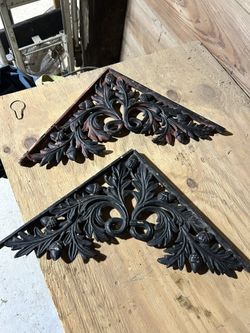 2-16” Cast Iron Brackets 
