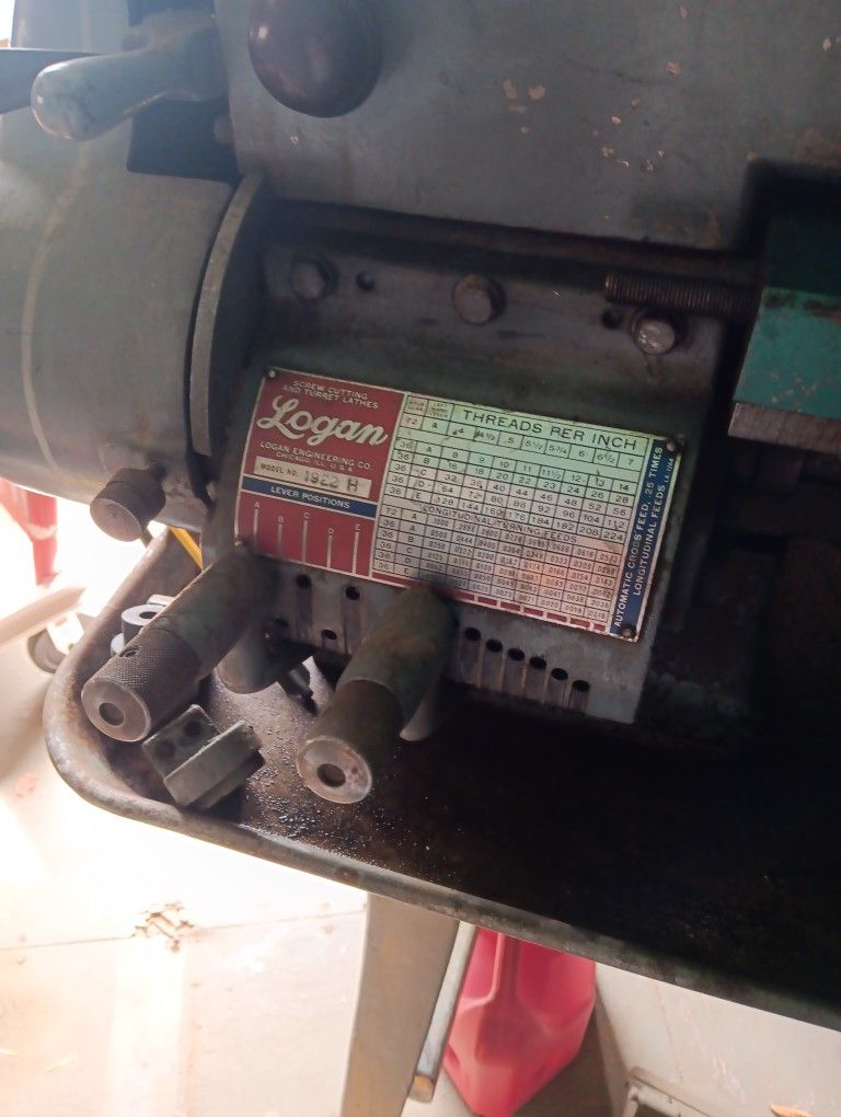  Logan Lathe Model 1922