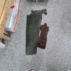 FREE. LEATHER CHAPS. FEMALE SMALL. 