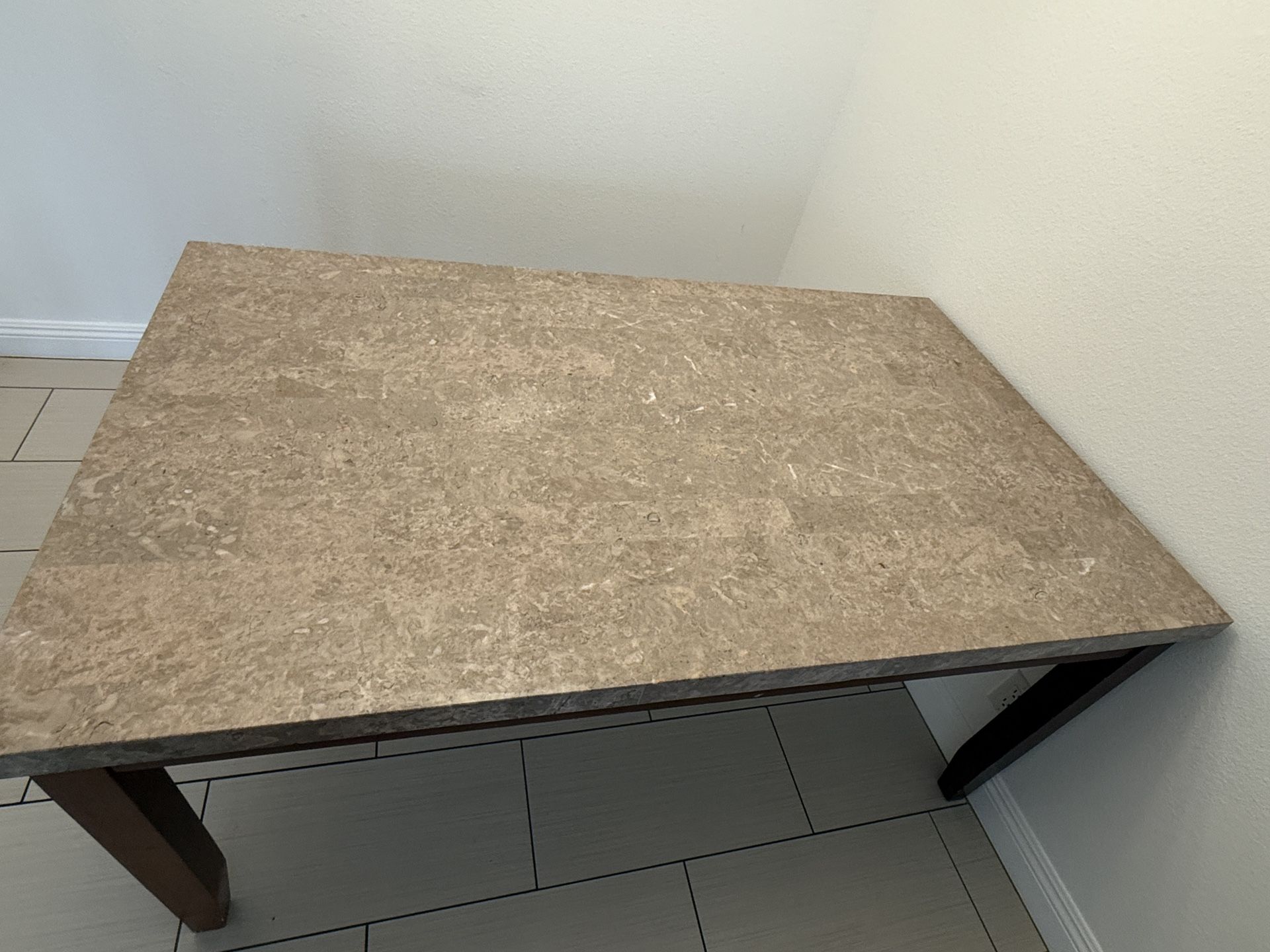 Stone Top Dining Table 