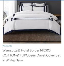 New Navy Duvet Cover Set