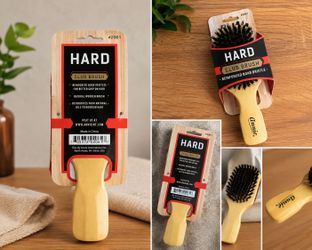 HARD Club Brush brushes available ✨
Perfect for combing, waves and giving better grip to the hair thanks to their hard boar bristles.