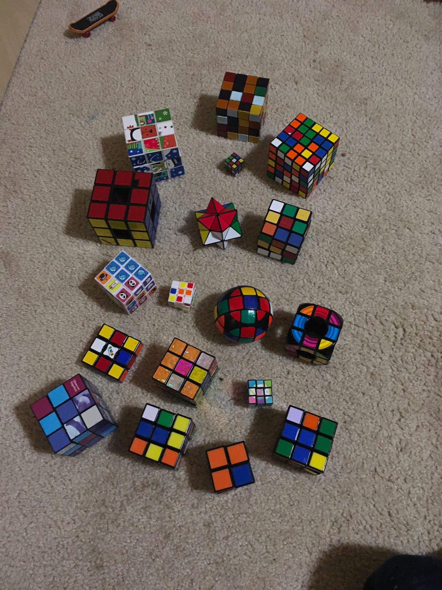 Rubiks cube like new I can sell them each or separate