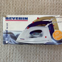 220 V iron… European outlet.