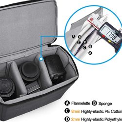 CADeN Camera Insert Bag Padded Inner Case DSLR SLR Camera Travel Case