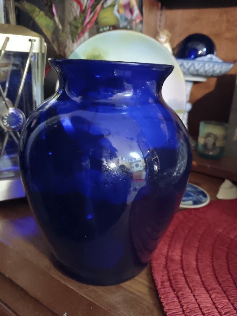 Vintage Cobalt Blue Vase