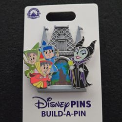 Disney Pins - Maleficent and Sleeping Beauty Fairies Build A Pin