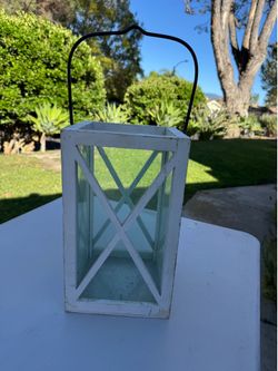 White Wood Lantern