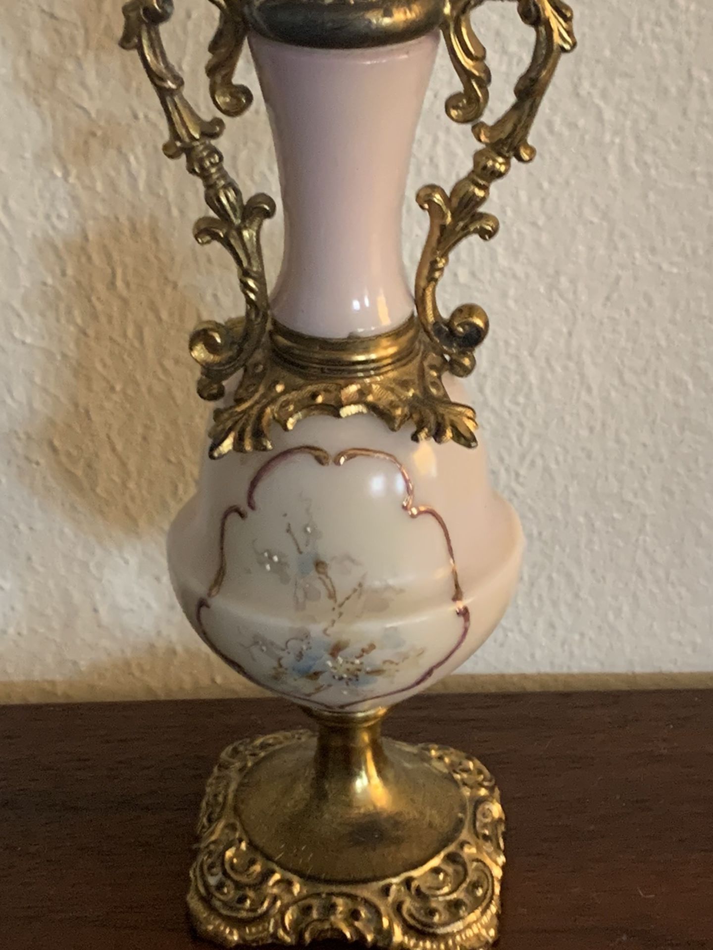 Antique Miniature Porcelain Urn Vase