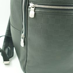 Louis Vuitton // Black Leather Michael Damier Infini Backpack