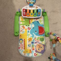 Fisher-Price Kick & Play Piano Gym (Green)