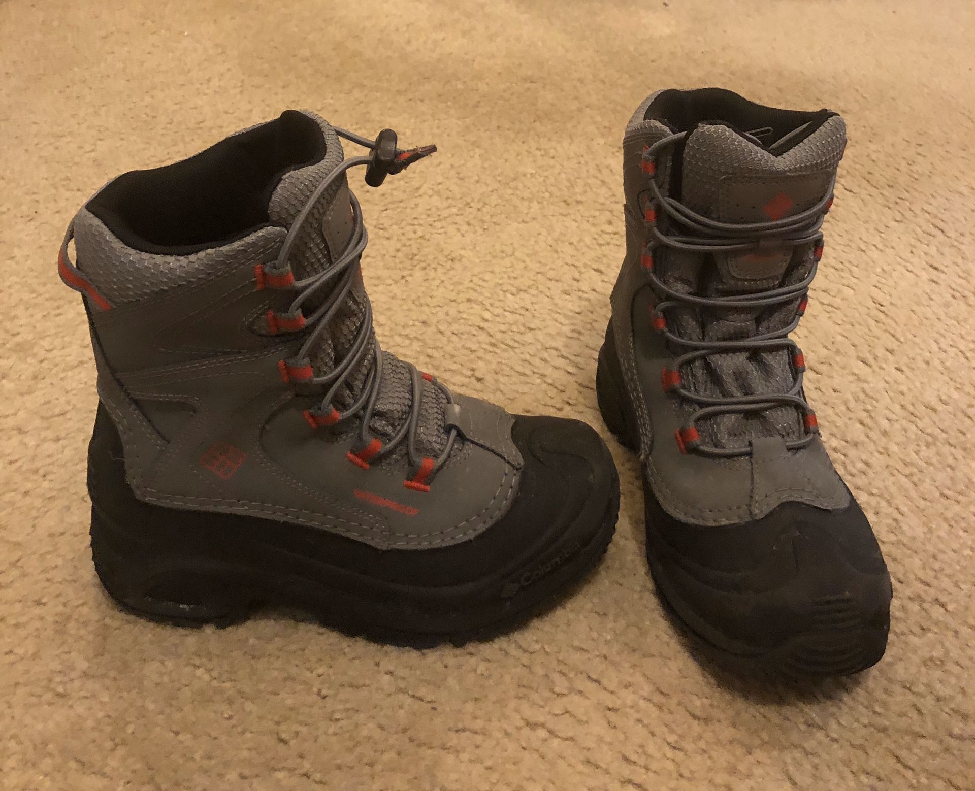 Columbia Waterproof Snow Boots boys size 2