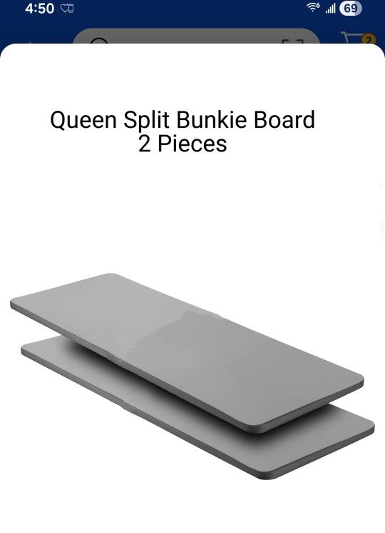 Queen Bunkie Seperate Boards 