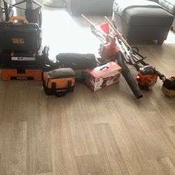 TOOLS, DRILLS,BLOWERS, SAWS ETC