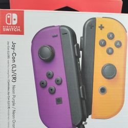 Nintendo Switch Joy-Con (L)/(R) Neon Purple/ Neon Orange