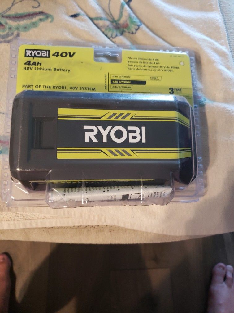 Ryobi 40v 4ah