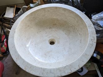 Solid Marble Sink Basin