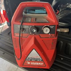 Husky portable compressor