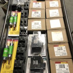 Breakers & Fuses. All New Whole Lot $575