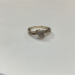 10kt yellow gold ring Heart Shape, 108566-1 JE 