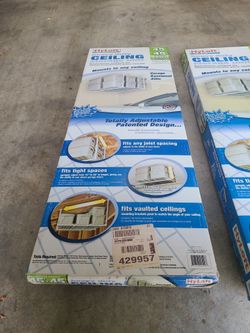 Ceiling storage units
