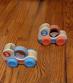 Melissa & Doug Wooden Toy Cars Set of 2